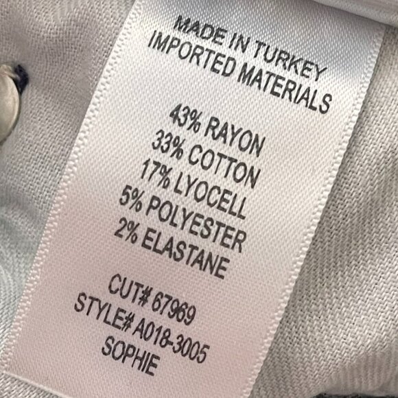 Agolde Jeans 26 Sophie Mid Rise Skinny Crop Raw Hem Stretch Denim Casual Fall - Picture 8 of 8